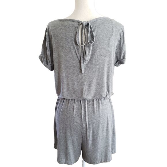 Artisan NY Gray Soft Jersey Romper Sz M - Picture 3 of 16